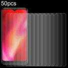 For TCL L10 Lite 50pcs 0.26mm 9H 2.5D Tempered Glass Film - 1