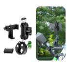 RUIGPRO Crab Clamp Action Camera Bracket 1/4 Ball Head with Phone Clamp - 1