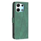 For Infinix Note 30 5G Magnetic Buckle Rhombus Texture Leather Phone Case(Green) - 3