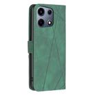 For Infinix Note 30 VIP Magnetic Buckle Rhombus Texture Leather Phone Case(Green) - 3