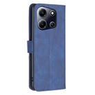 For Infinix Note 30i Magnetic Buckle Rhombus Texture Leather Phone Case(Blue) - 3