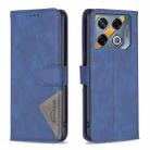 For Infinix GT 20 Pro 5G Magnetic Buckle Rhombus Texture Leather Phone Case(Blue) - 1