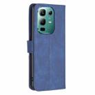 For Infinix Note 50X 5G Magnetic Buckle Rhombus Texture Leather Phone Case(Blue) - 3