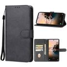 For TCL 40 NXTpaper 4G Leather Phone Case(Black) - 1