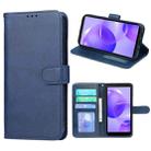 For TCL 502 Leather Phone Case(Blue) - 1