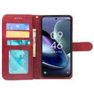 For TCL 50 XE Leather Phone Case(Red) - 3