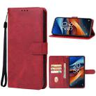 For TCL 50 XL 5G Leather Phone Case(Red) - 1