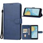 For TCL 201 Leather Phone Case(Blue) - 1