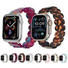 For Apple Watch Series 8 45mm Stretch Rope Resin Watch Band(Fluorescent Color) - 3