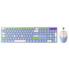 Yesido KB19 2.4G Mixed Color Wireless Keyboard Mouse Set(Color Arabic Version) - 1