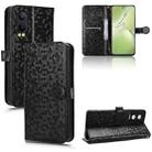 For OPPO K12x 5G Honeycomb Dot Texture Leather Phone Case(Black) - 1