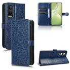 For OPPO K12x 5G Honeycomb Dot Texture Leather Phone Case(Blue) - 1