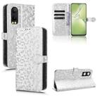 For OPPO K12x 5G Honeycomb Dot Texture Leather Phone Case(Silver) - 1