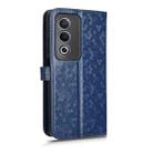 For OPPO A3 Pro India Honeycomb Dot Texture Leather Phone Case(Blue) - 3