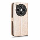 For OPPO Find X8 Pro Honeycomb Dot Texture Leather Phone Case(Gold) - 3