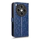 For OPPO Find X8 Pro Honeycomb Dot Texture Leather Phone Case(Blue) - 3