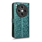 For OPPO Find X8 Pro Honeycomb Dot Texture Leather Phone Case(Green) - 3