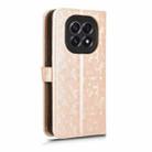 For OPPO F29 5G Honeycomb Dot Texture Leather Phone Case(Gold) - 3