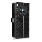 For OPPO Find X8s 5G Honeycomb Dot Texture Leather Phone Case(Black) - 3