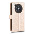 For OPPO Find X8s 5G Honeycomb Dot Texture Leather Phone Case(Gold) - 3