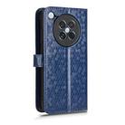 For OPPO Find X8s 5G Honeycomb Dot Texture Leather Phone Case(Blue) - 3