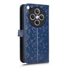 For OPPO Find X8s+ 5G Honeycomb Dot Texture Leather Phone Case(Blue) - 3