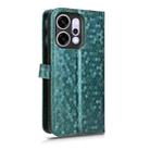 For OPPO Reno14 Pro Global Honeycomb Dot Texture Leather Phone Case(Green) - 3