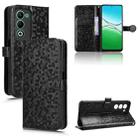 For OPPO A5 5G / 4G Global Honeycomb Dot Texture Leather Phone Case(Black) - 1