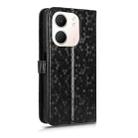 For OPPO A5x 5G / 4G Global Honeycomb Dot Texture Leather Phone Case(Black) - 3