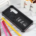 For Samsung Galaxy S25 5G Armor Shockproof TPU + PC Magnetic Phone Case with Holder(Red) - 3