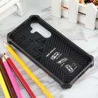 For Samsung Galaxy S25+ 5G Armor Shockproof TPU + PC Magnetic Phone Case with Holder(Rose Gold) - 3