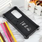 For Samsung Galaxy S25 Ultra 5G Armor Shockproof TPU + PC Magnetic Phone Case with Holder(Blue) - 3