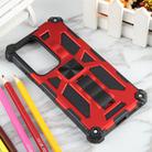 For Samsung Galaxy S25 Ultra 5G Armor Shockproof TPU + PC Magnetic Phone Case with Holder(Red) - 2