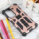 For Samsung Galaxy S25 Ultra 5G Armor Shockproof TPU + PC Magnetic Phone Case with Holder(Rose Gold) - 2