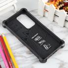 For Samsung Galaxy S25 Ultra 5G Armor Shockproof TPU + PC Magnetic Phone Case with Holder(Rose Gold) - 3