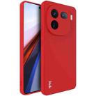 For vivo iQOO 12 5G imak UC-4 Series Straight Edge TPU Phone Case(Red) - 1