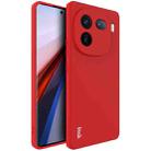 For vivo iQOO 12 Pro 5G imak UC-4 Series Straight Edge TPU Phone Case(Red) - 1