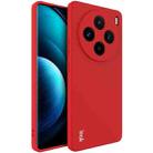 For vivo X100 5G imak UC-4 Series Straight Edge TPU Phone Case(Red) - 1