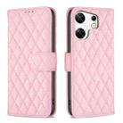 For Infinix Zero 30 4G Diamond Lattice Wallet Flip Leather Phone Case(Pink) - 1