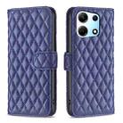 For Infinix Zero 30 5G Diamond Lattice Wallet Flip Leather Phone Case(Blue) - 1