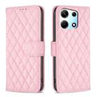 For Infinix Zero 30 5G Diamond Lattice Wallet Flip Leather Phone Case(Pink) - 1