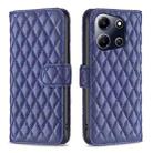 For Infinix Note 30i Diamond Lattice Wallet Flip Leather Phone Case(Blue) - 1