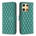 For Infinix Note 30 Pro Diamond Lattice Wallet Flip Leather Phone Case(Green) - 1