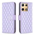 For Infinix Note 30 Pro Diamond Lattice Wallet Flip Leather Phone Case(Purple) - 1