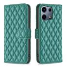 For Infinix Note 30 VIP Diamond Lattice Wallet Flip Leather Phone Case(Green) - 1