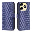 For Infinix Smart 8 Diamond Lattice Wallet Flip Leather Phone Case(Blue) - 1