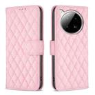 For Infinix Zero 40 4G Diamond Lattice Wallet Flip Leather Phone Case(Pink) - 1