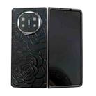 For Huawei Mate X5 Impression Flower Pattern Protective Phone Case(Black) - 1