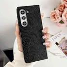 For Samsung Galaxy Z Fold Special Impression Flower Pattern Protective Phone Case(White) - 3