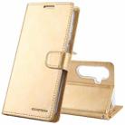 For Samsung Galaxy S23 FE 5G GOOSPERY BLUE MOON Crazy Horse Texture Leather Phone Case(Gold) - 1